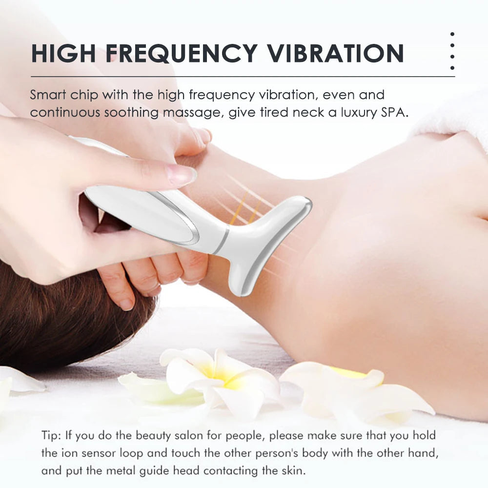 V Line Face Neck Lifting Machine EMS Microcurrent Photon Therapy