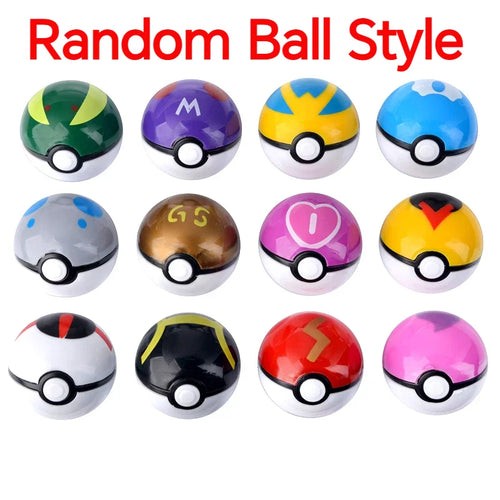 12 Pcs/Set Pokemon Pikachu Pokeball Action Figure Game Poke Ball Model