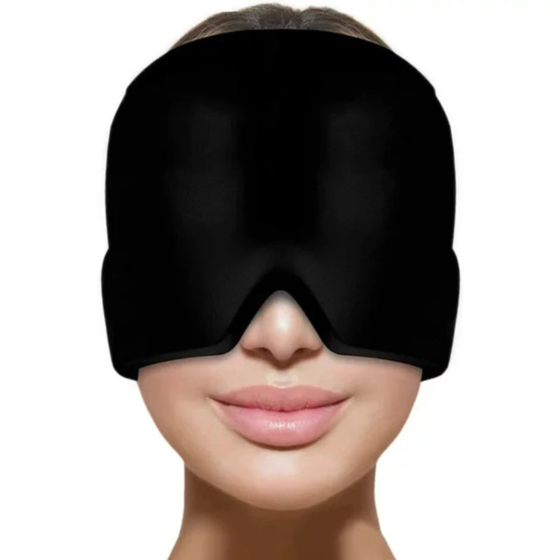 Gel Cold Ice Cap Head Heat Treatment Head Wrap Face Mask Massage Sleep