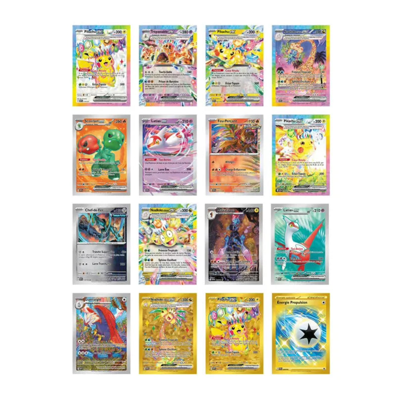 360 Pcs French Pokemon Card Surging Sparks Obsidian Flames Brilliant