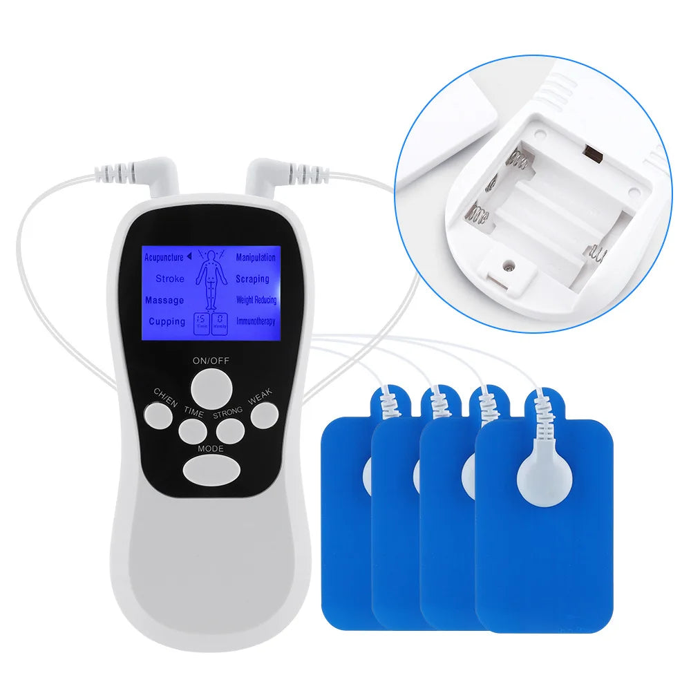 Electric Professional Muscle Stimulator Physiotherapy 8 Modes EMS Unit