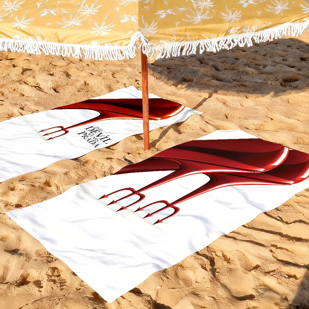 Movie The Devil Wears P-Pa-Prada-S 2 Towel Quick Drying Beach Towels