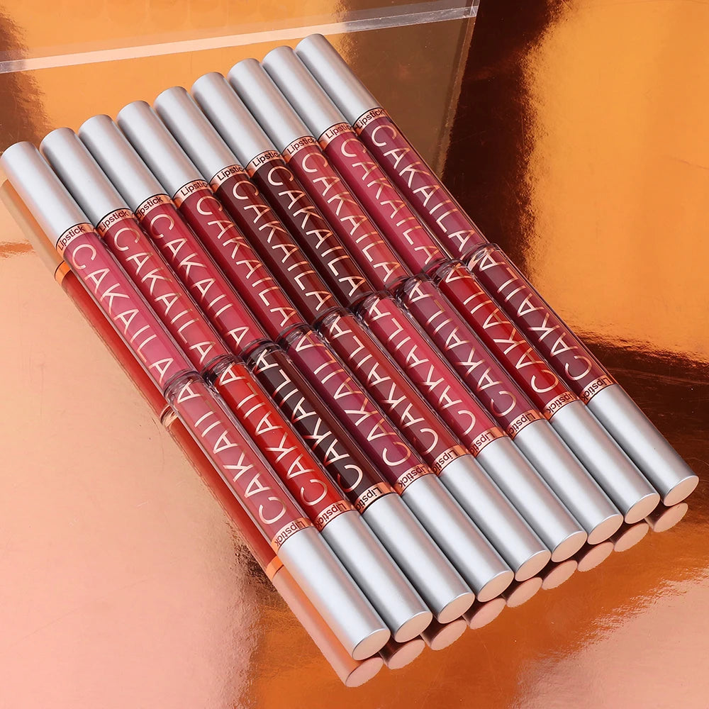 CAKAILA 6-Color Lip Gloss Lipstick Set Liquid Matte Velvet Matte