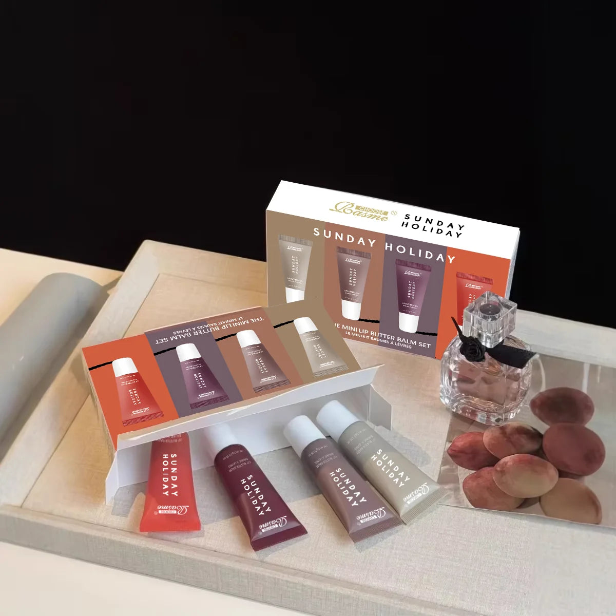 Christmas gift Moisturizing Mirror Lipstick Vanilla Powder Sugar