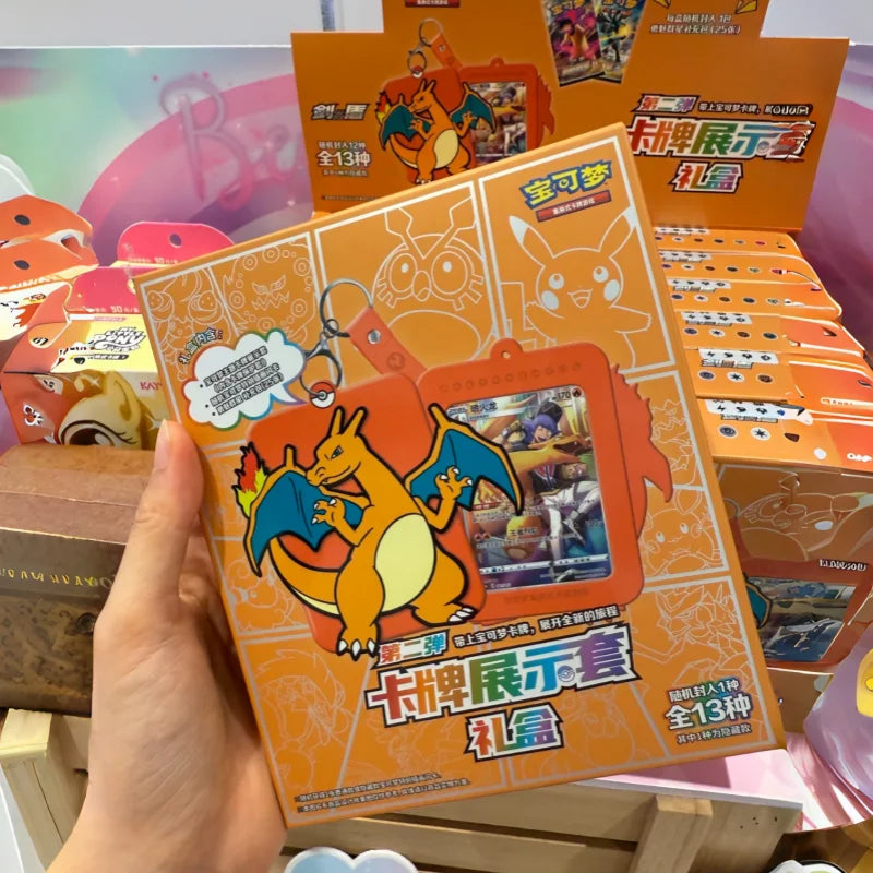 In Stock Original Chinese PokéMon Ptcg Card Protection Display Set