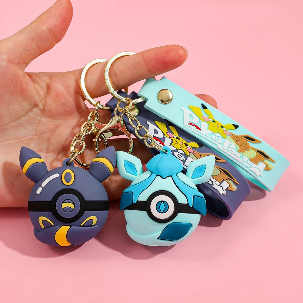 Poké Ball Keychain, Heavy Duty Metal Pokémon Ball Keychain, Anime