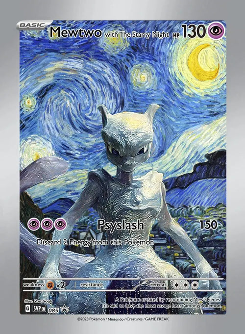 Cartoon Anime Pokemon Ptcg Self-Control Mewtwo Pikachu Collect Trading