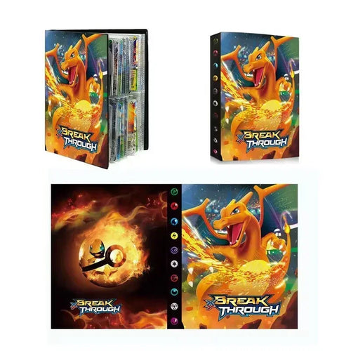240PCS Pok é mon Cards Album Book Pokemon Game Charizard Card Album