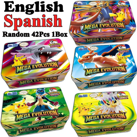MEGA EVOLUTION 42pcs Pokemon Cards Battle Toys Lost Origin Pokemons