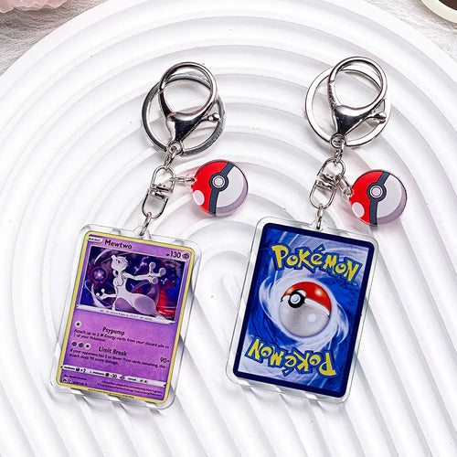 Pokémon Characters Pikachu Bulbasaur Jigglypuff Acrylic Keychain Bag