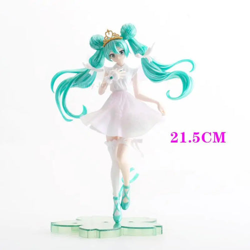 Anime Hatsune Miku Figure Wedding Dress Action Figures Kawaii Swimsuit
