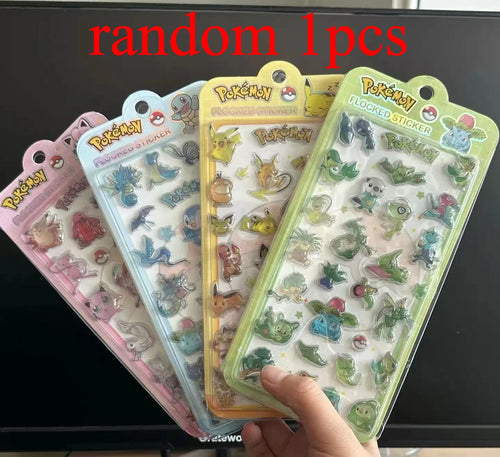 Pokémon Sticker Cute Cartoon Creativity Journal Ornament New Fashion