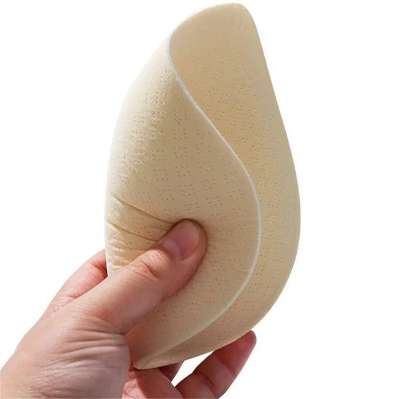 2PCS Thick Push Up Bra Pads - Latex Removable Breast Enhancer Inserts