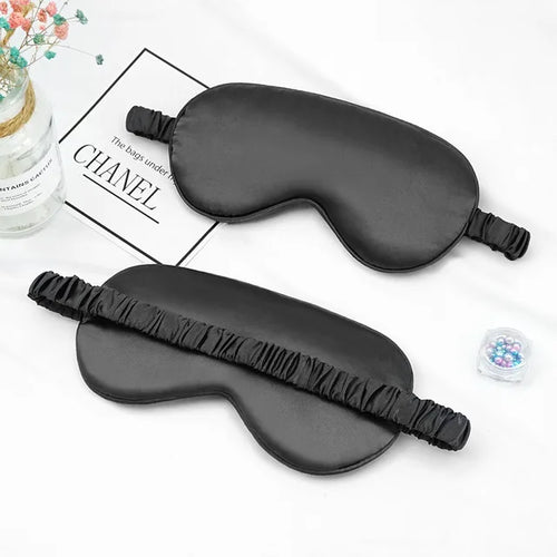 Imitated Silk Eye Patch Shading Sleep Eye Mask Eyepatch Travel Relax