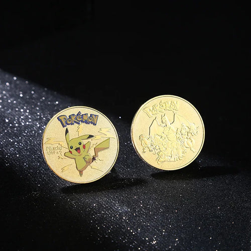 Pokemon commemorative Coin Metal Coins Anime Commemorative Coin