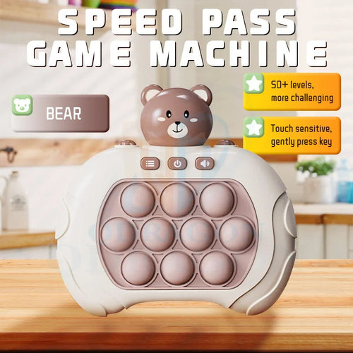 Pop Fidget Game Quick Push Bubble Game Handle Toy Anti-Stress Toys