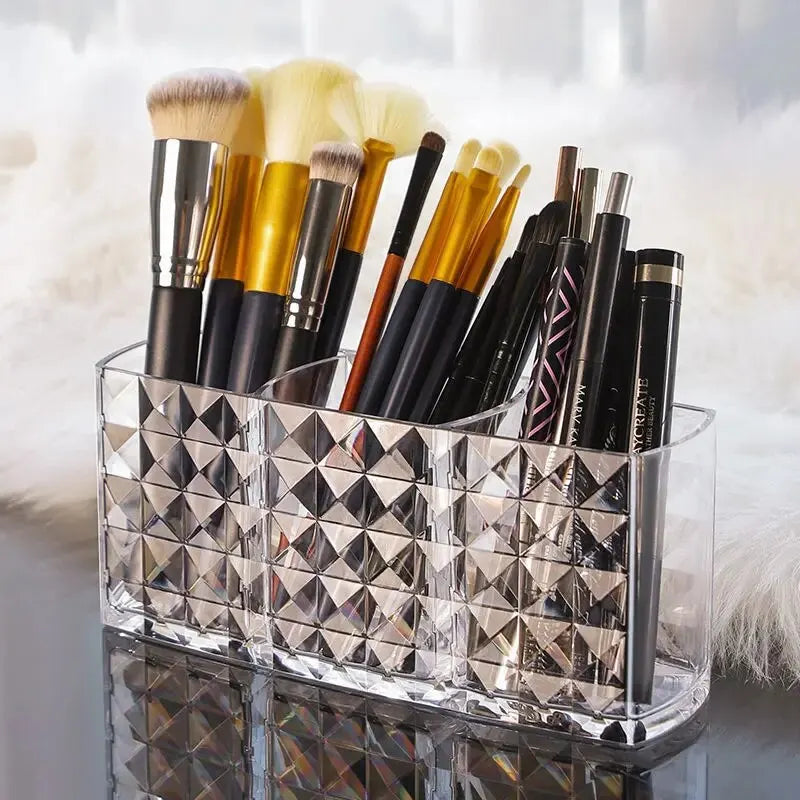 1Pcs/2Pcs Diamond Patterned Mirror Cabinet Storage Box, Bathroom,