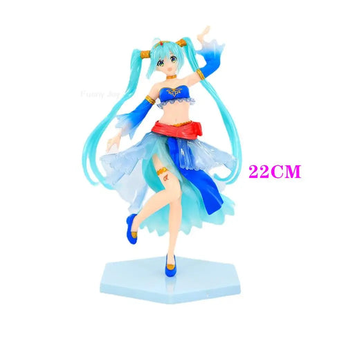 Anime Figure Cherry Blossoms Dress Action Figures Kawaii Swimsuit