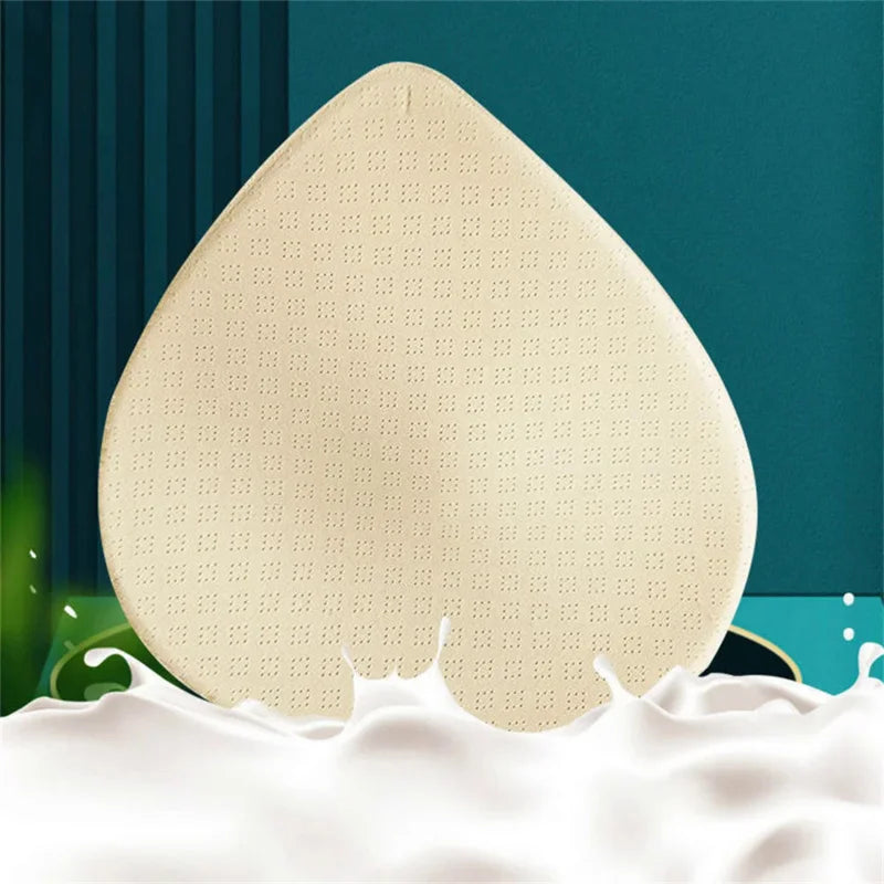 2PCS Thick Push Up Bra Pads - Latex Removable Breast Enhancer Inserts