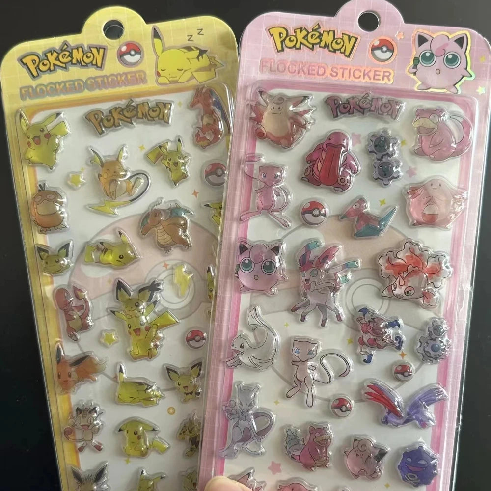 Pokémon Sticker Cute Cartoon Creativity Journal Ornament New Fashion