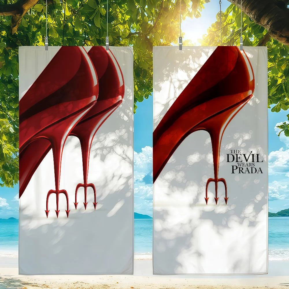 Movie The Devil Wears P-Pa-Prada-S 2 Towel Quick Drying Beach Towels