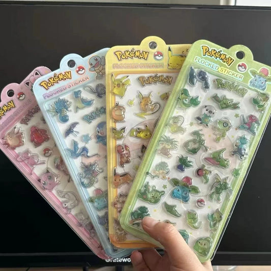 Pokémon Sticker Cute Cartoon Creativity Journal Ornament New Fashion