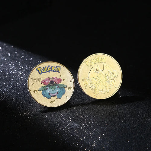 Pokemon commemorative Coin Metal Coins Anime Commemorative Coin