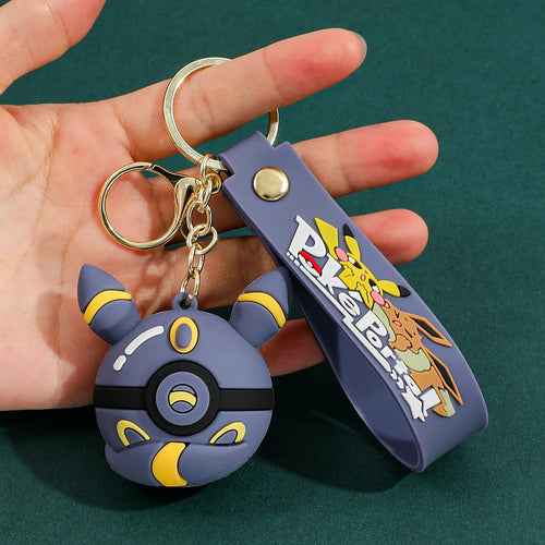 Poké Ball Keychain, Heavy Duty Metal Pokémon Ball Keychain, Anime