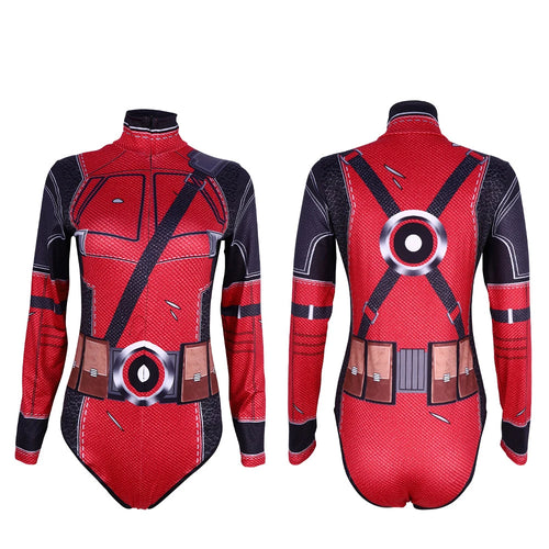 Spiderman Bodysuit for Women and Men, Captain Superhero Jumpsuit, 3D