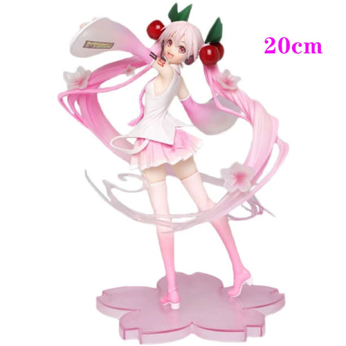 Anime Hatsune Miku Figure Wedding Dress Action Figures Kawaii Swimsuit
