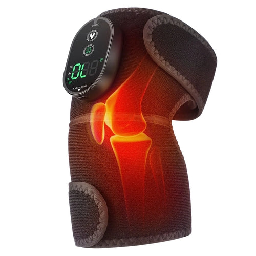 Electric Heating Knee Massager Support Adjustable Heating Knee Belt