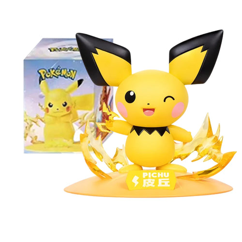 12 style Pok é mon Action Dolls Pikachu Blind Box Anime Models Desktop