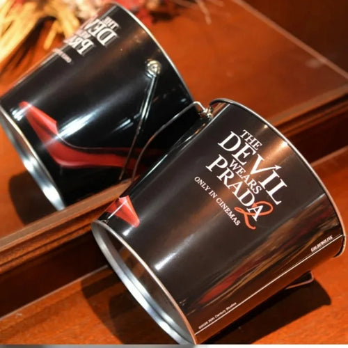 Mtime Popcorn Bucket Insulated Tumbler The Devil Wears Prada 2 Movie