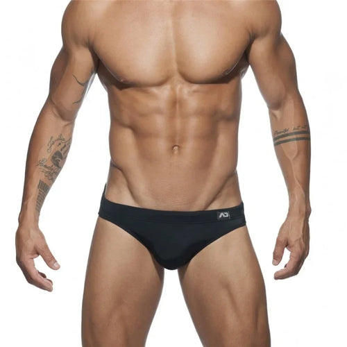 Solid Push up Men Neon Swim Bikni Brief Trunks Unerwear Sexy Swimwear