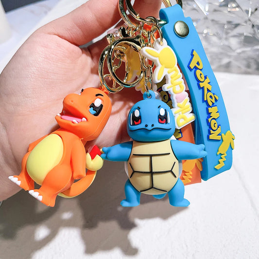 Pokemon Keychain Pikachu Anime Action Figure Toy Kawaii Cartoon