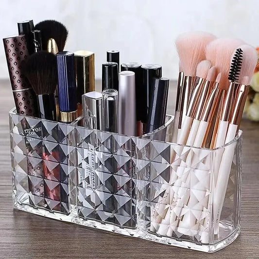 1Pcs/2Pcs Diamond Patterned Mirror Cabinet Storage Box, Bathroom,