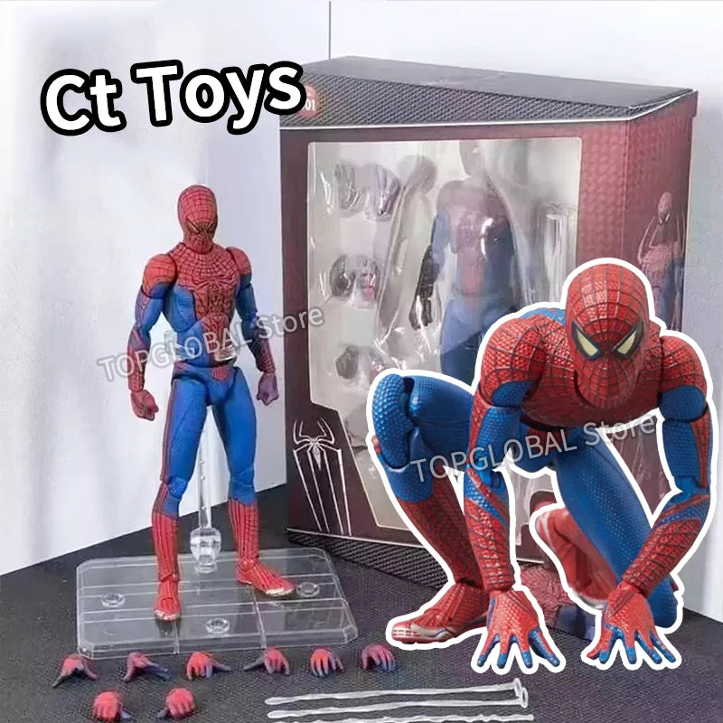 Ct Toys Mafex 001Spiderman Peter Parker Andrew Garfield The Amazing