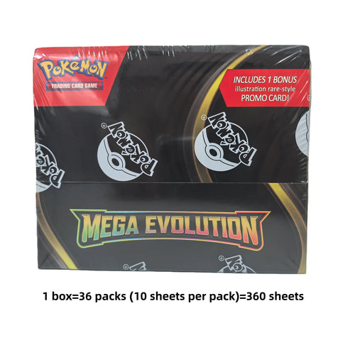360Pcs English Pokémon TCG: Mega Evolution Phantasmal Flames Booster
