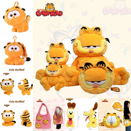 New GARFIELD Original Plush Doll Odie Peluche Toy Cartoon Cat Plushie