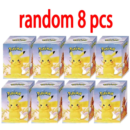 12 style Pok é mon Action Dolls Pikachu Blind Box Anime Models Desktop