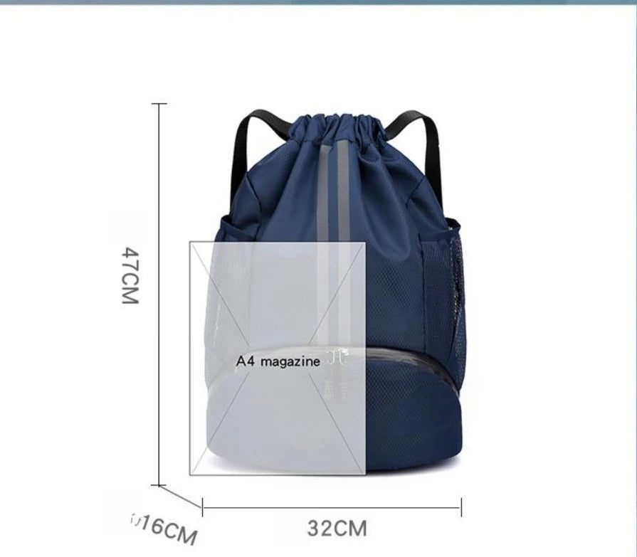 Basketball Football or swimming bag dry wet separation swimsuit