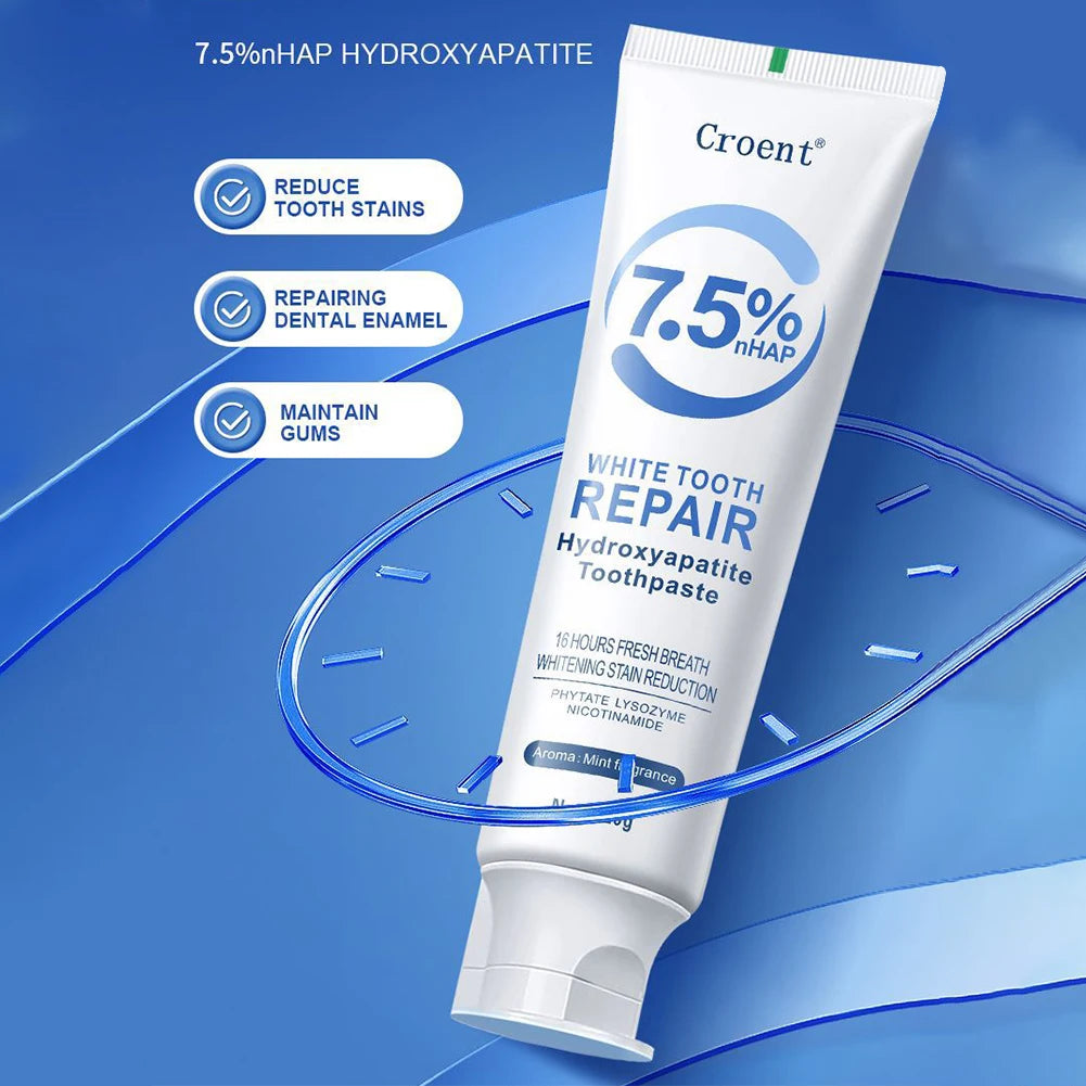 120g Hydroxyapatite Whitening Toothpaste Protect Gum Health Deep
