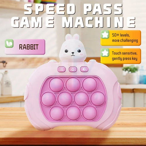 Pop Fidget Game Quick Push Bubble Game Handle Toy Anti-Stress Toys