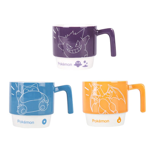 SHUNXIANG Pokémon Licensed Ceramic Mugs Snorlax Stackable Kawaii Anime