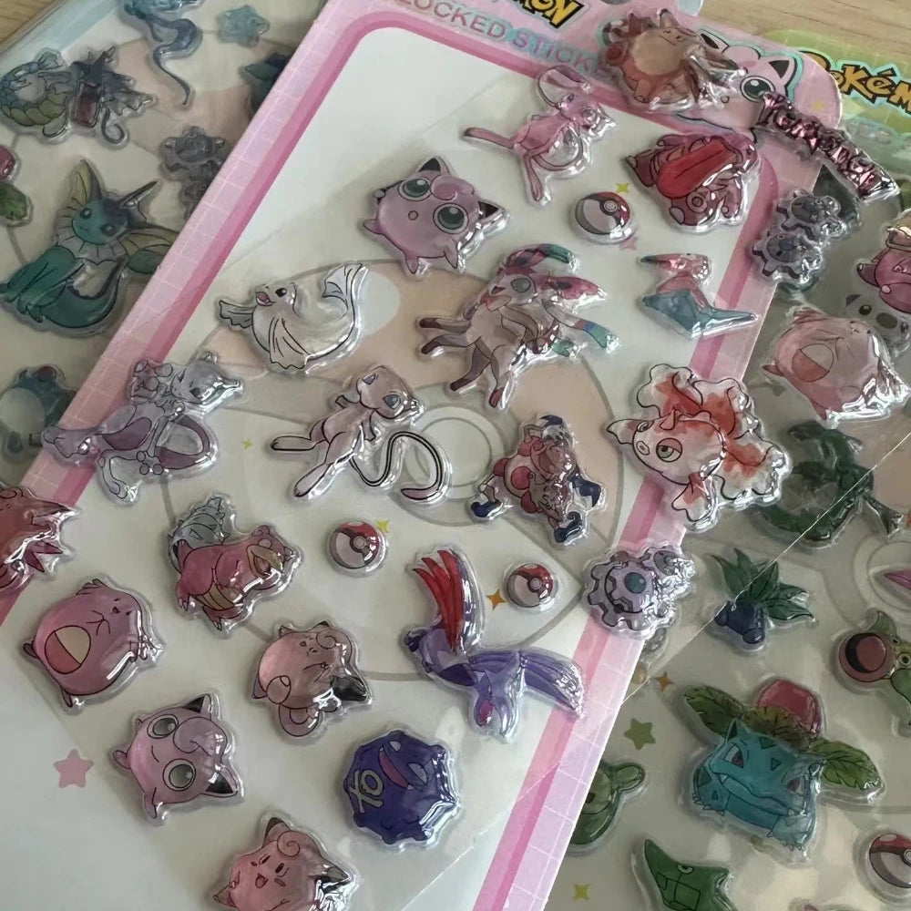 Pokémon Sticker Cute Cartoon Creativity Journal Ornament New Fashion