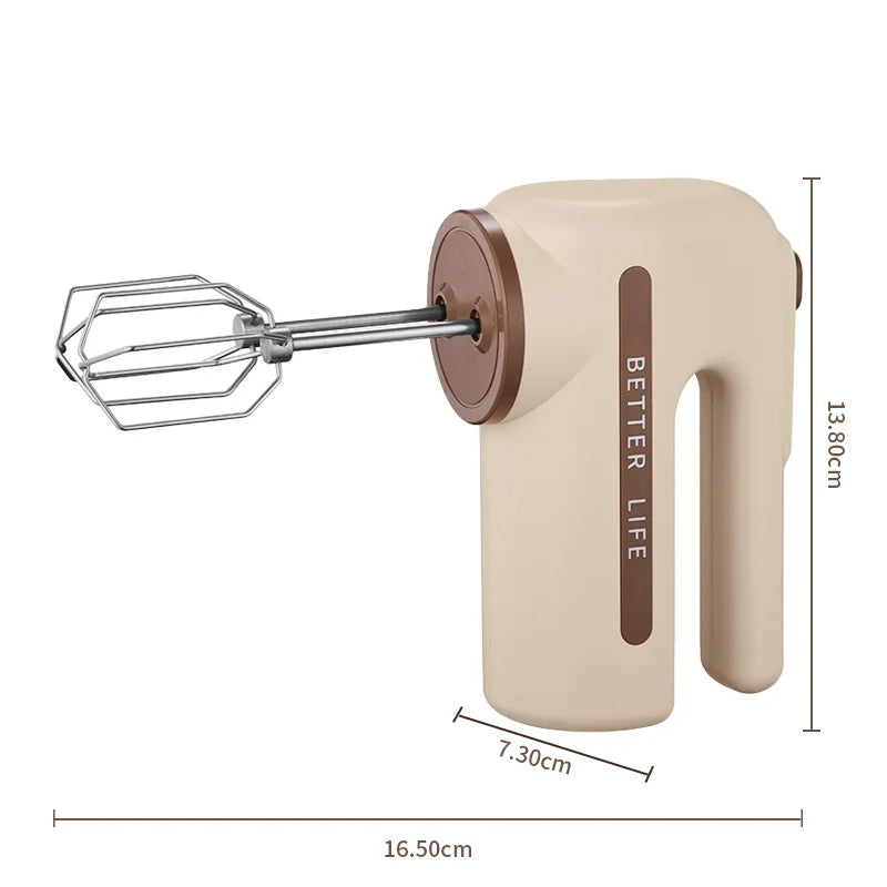 Handheld Electric  Food Mixer Machine Wireless Portable Automatic Cake