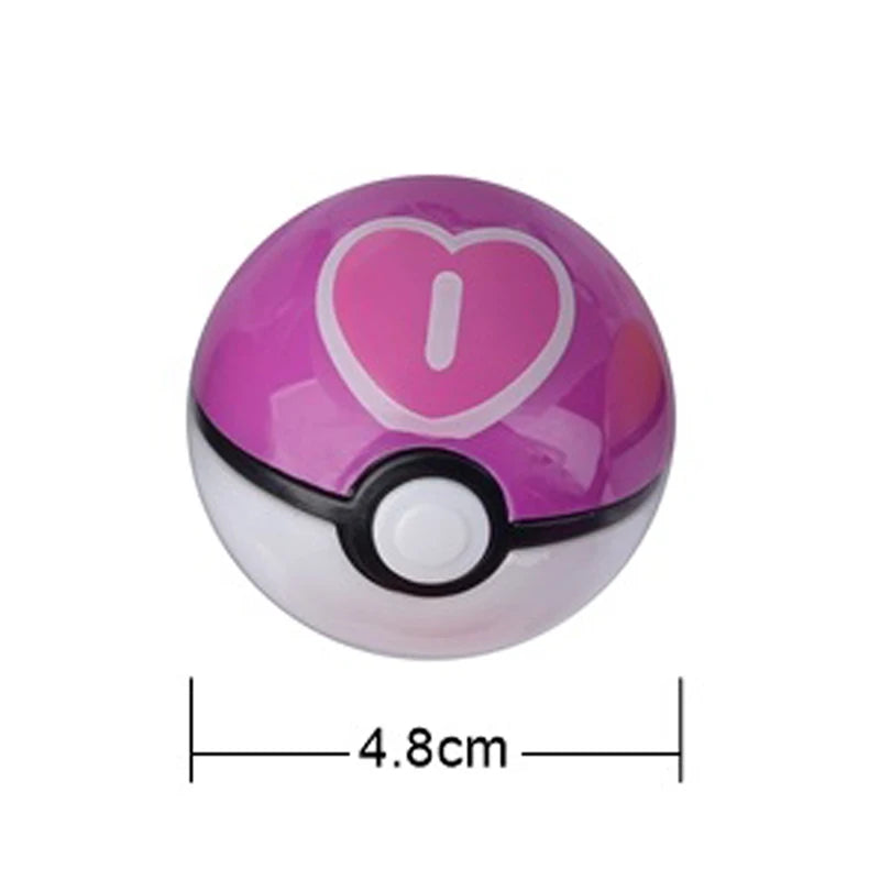 12 Pcs/Set Pokemon Pikachu Pokeball Action Figure Pokemon Game Poke