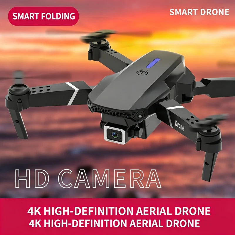 2026 RC Foldable Quadcopter Dron Helicopter Toys Gift E88 Pro WIFI FPV