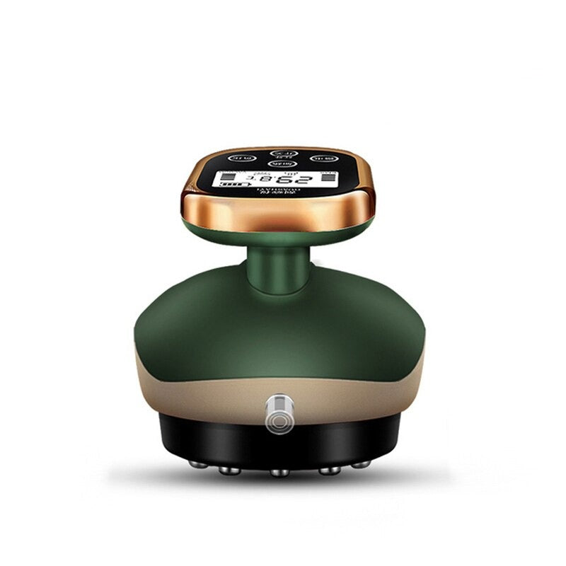 Electric Cupping Massage LCD Display Gua Sha Scraping EMS Body