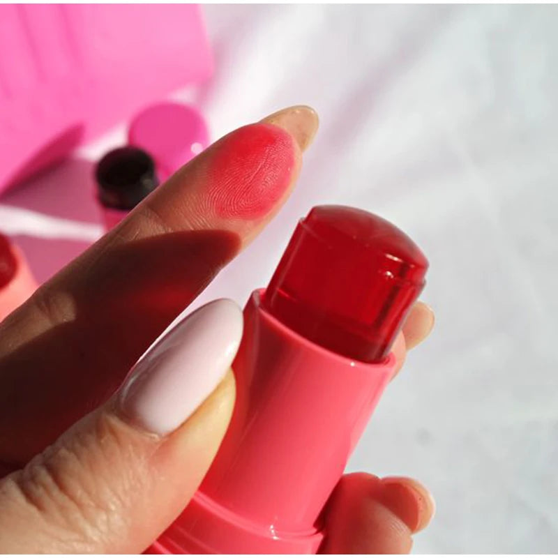 3-in-1 Milk Jelly Tint Facial Blusher Wand Moisturized Long Lasting